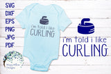 I'm Told I like Curling SVG Wispy Willow Designs Company