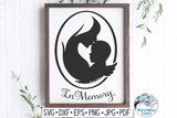 In Memory of Baby with Mother SVG Wispy Willow Designs Company