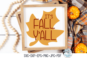 It's Fall Y'all SVG Wispy Willow Designs Company