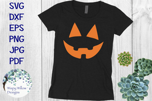 Jack-o-lantern Pumpkin Faces SVG | Halloween SVG Wispy Willow Designs Company
