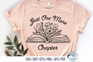 Just One More Chapter Svg Wispy Willow Designs Company