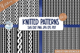 Knitted Pattern SVG Bundle Vol 2 | Cable Stitch Sweater Texture Wispy Willow Designs Company