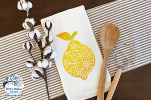 Lemon Mandala SVG Wispy Willow Designs Company