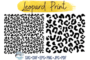 Leopard Print SVGs Wispy Willow Designs Company