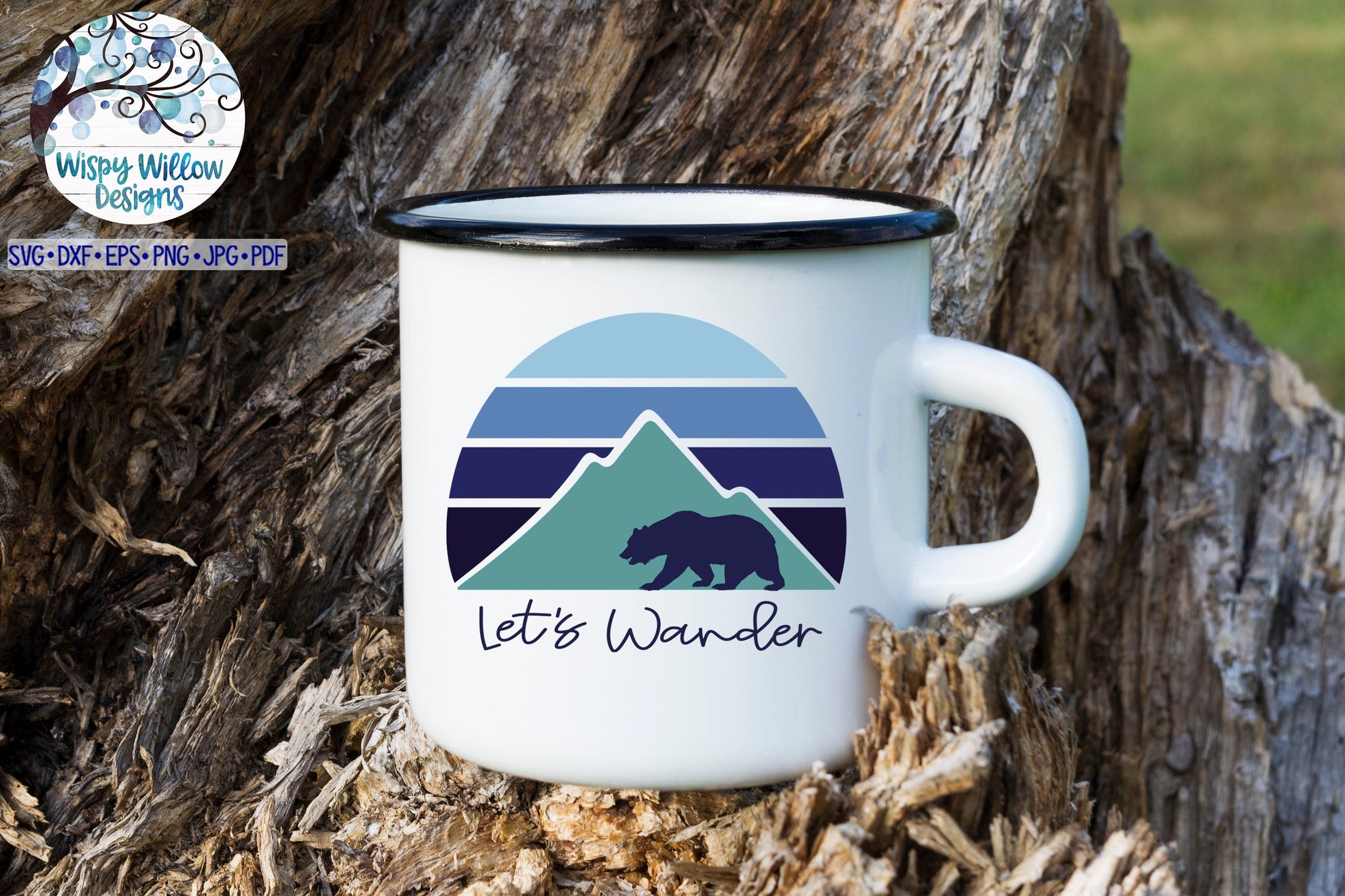 Let's Wander SVG Wispy Willow Designs Company
