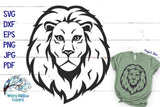 Lion Face SVG Wispy Willow Designs Company