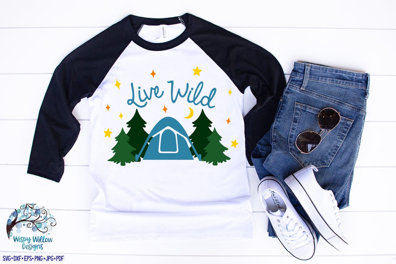 Live Wild SVG Wispy Willow Designs Company