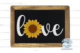 Love Sunflower SVG Set Wispy Willow Designs Company