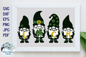 Luck Gnomes SVG Wispy Willow Designs Company