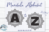 Mandala Alphabet SVG Bundle Wispy Willow Designs Company