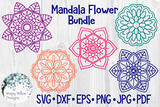 Mandala Flower SVG Bundle Wispy Willow Designs Company