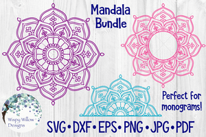 Mandala SVG Bundle Wispy Willow Designs Company