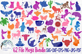 Mega Animal Mandala SVG Bundle Wispy Willow Designs Company