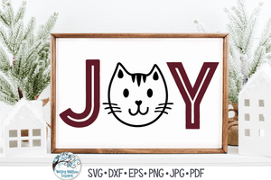 Mega Christmas Cat SVG Bundle Wispy Willow Designs Company