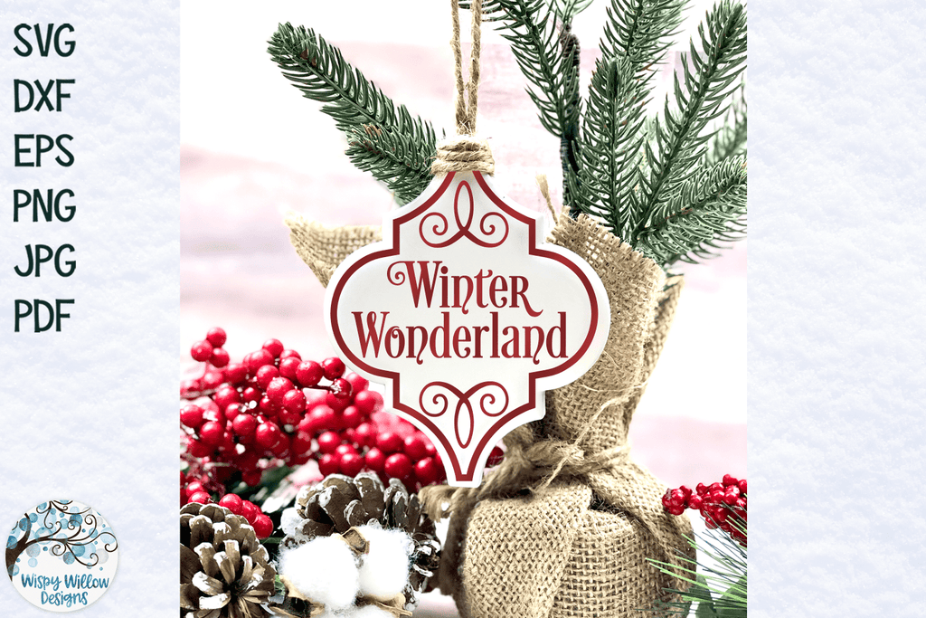 Mega Christmas Ornament SVG Bundle 4 | Arabesque Christmas SVG Wispy Willow Designs Company