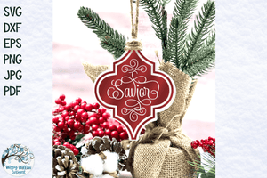 Mega Christmas Ornament SVG Bundle 5 | Arabesque Christmas SVG Wispy Willow Designs Company
