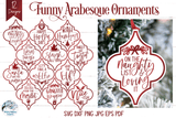 Mega Christmas Ornament SVG Bundle 7 | Arabesque Christmas SVG Wispy Willow Designs Company