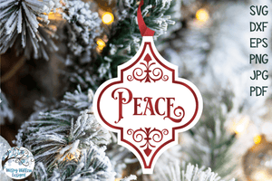 Mega Christmas Ornament SVG Bundle 8 | Arabesque Christmas SVG Wispy Willow Designs Company