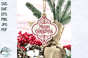 Mega Christmas Ornament SVG Bundle 8 | Arabesque Christmas SVG Wispy Willow Designs Company