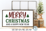 Merry Christmas And A Happy New Year SVG Wispy Willow Designs Company