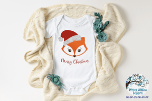 Merry Christmas Fox SVG Wispy Willow Designs Company