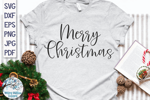 Merry Christmas SVG Wispy Willow Designs Company