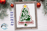Merry Christmas Tree SVG Wispy Willow Designs Company