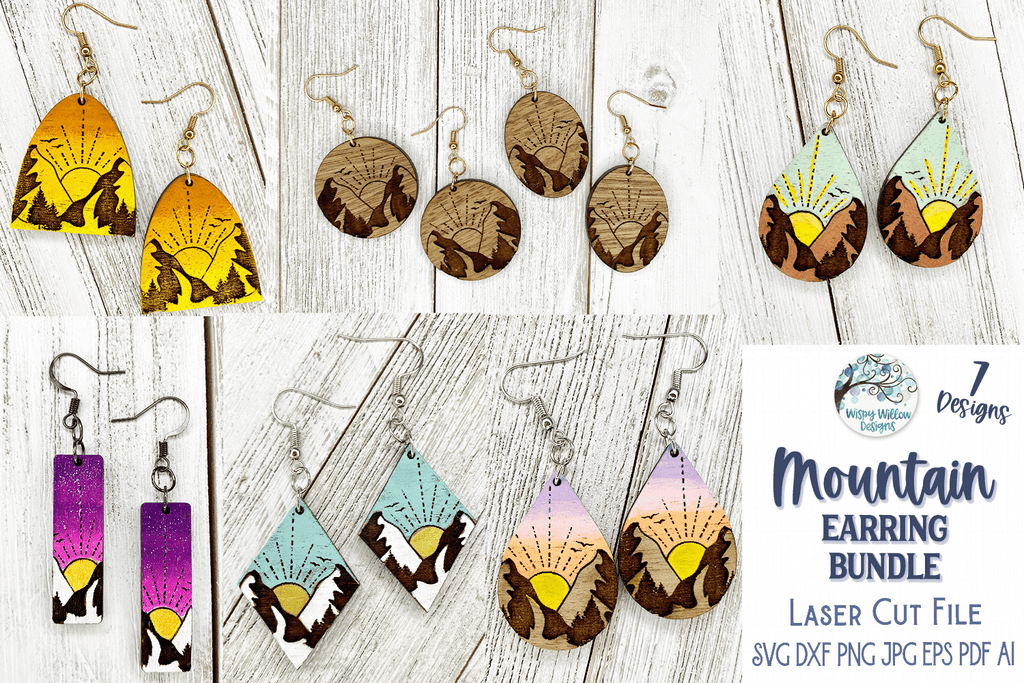 Glowforge earrings 2025