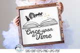 Once Upon A Time | Nursery Rhyme Book SVG Wispy Willow Designs Company