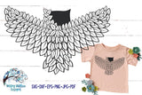 Owl Leaf Zentangle SVG Wispy Willow Designs Company