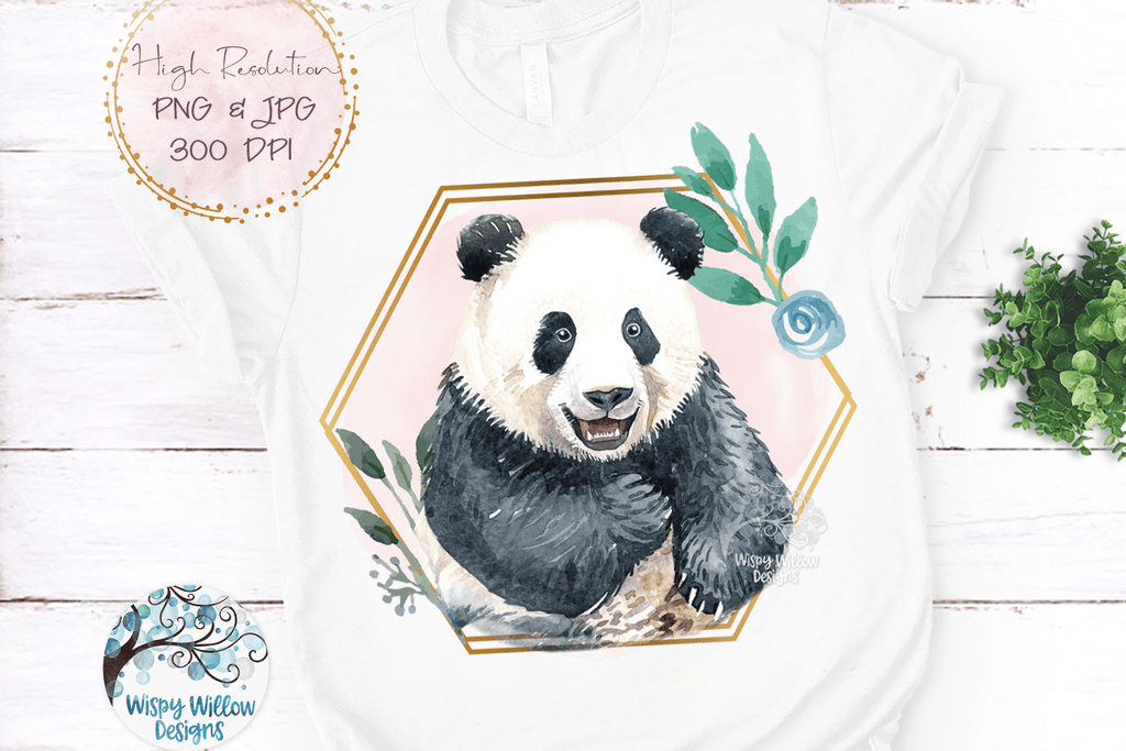 Panda Sublimation Png Wispy Willow Designs Company