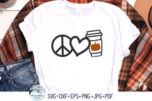 Peace Love PSL Svg Wispy Willow Designs Company