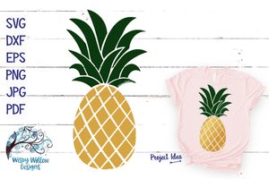 Pineapple SVG Wispy Willow Designs Company
