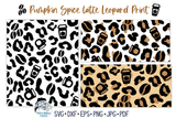 Pumpkin Spice Latte Leopard Print SVG | Fall PSL Coffee Wispy Willow Designs Company