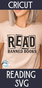 Read Banned Books SVG Wispy Willow Designs Company