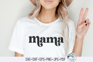 Retro Mama SVG Wispy Willow Designs Company