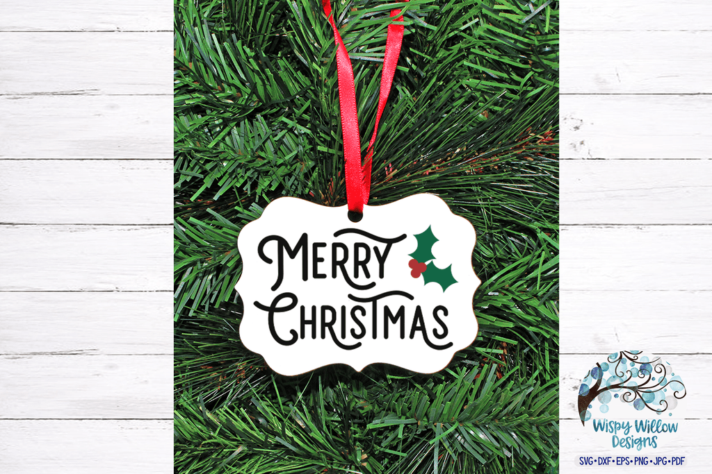 Retro Merry Christmas SVG Wispy Willow Designs Company