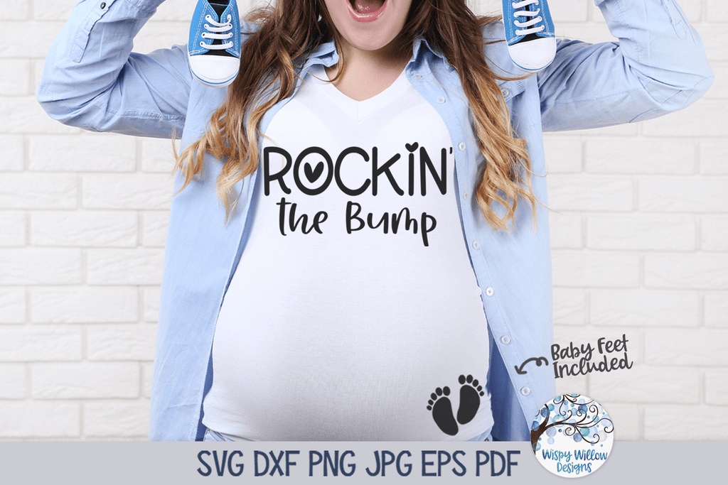 Rockin The Bump SVG Wispy Willow Designs Company