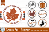 Round Fall SVG Bundle Wispy Willow Designs Company
