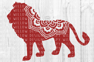 Safari Animal Mandala SVG Bundle Wispy Willow Designs Company