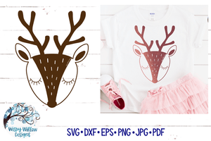 Scandinavian Deer SVG Wispy Willow Designs Company