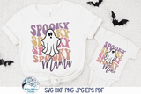 Spooky Ghost SVG | Mama and Mini Halloween Wispy Willow Designs Company