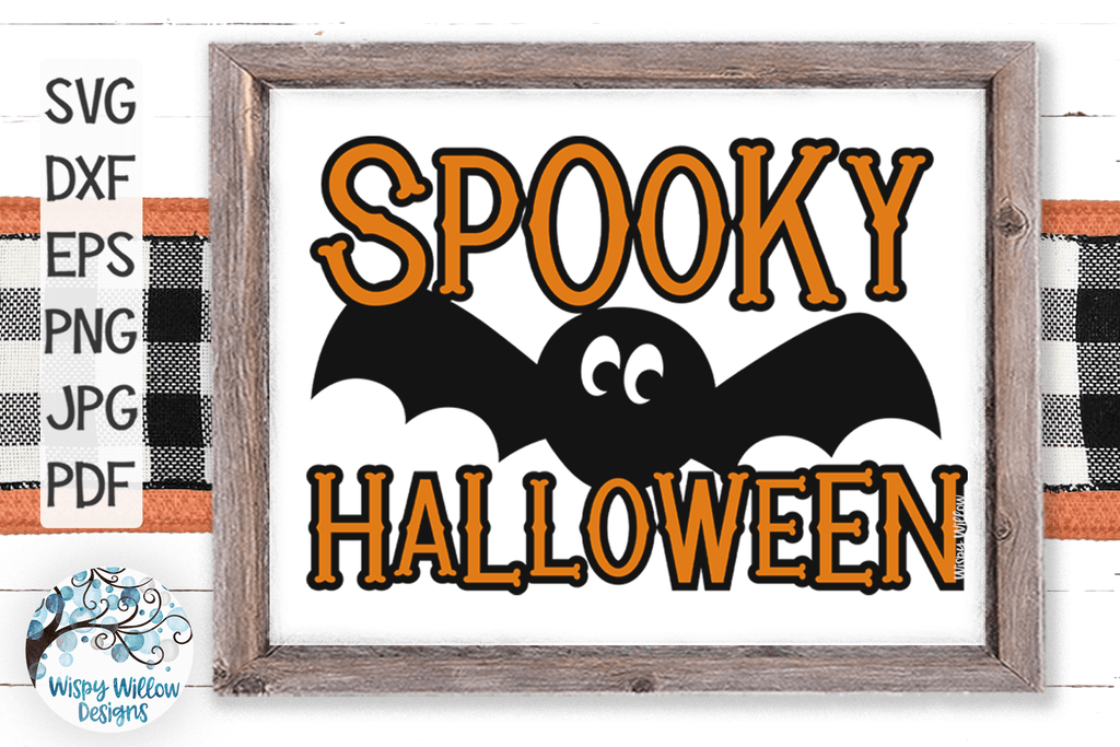 Spooky Halloween SVG Wispy Willow Designs Company
