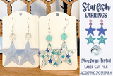 Starfish Earring File for Glowforge or Laser Wispy Willow Designs Company