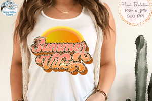 Summer Vibes Sublimation PNG Wispy Willow Designs Company