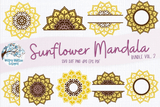 Sunflower Mandala SVG Bundle Wispy Willow Designs Company