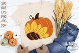 Sunflower Pumpkin SVG Wispy Willow Designs Company