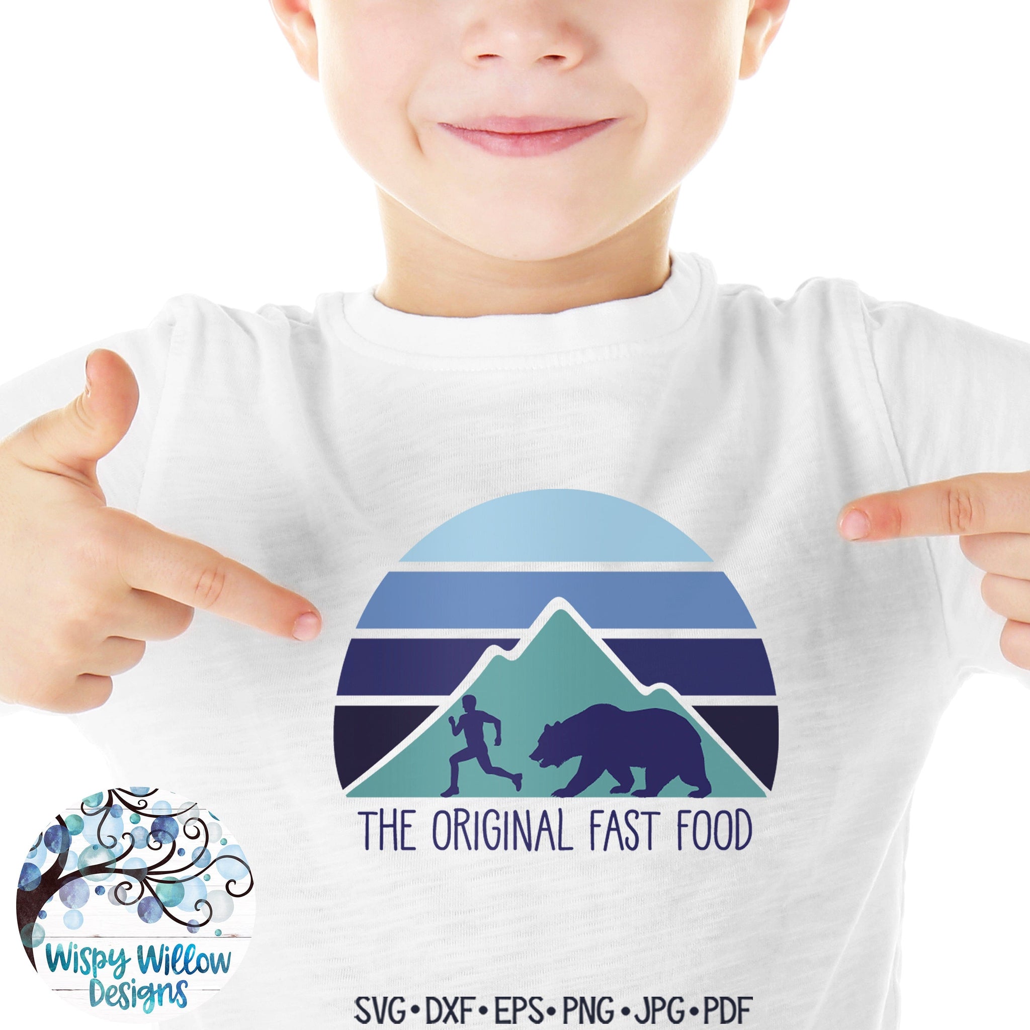The Original Fast Food | Funny Camping SVG Wispy Willow Designs Company