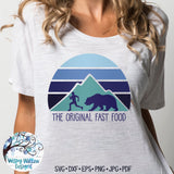 The Original Fast Food | Funny Camping SVG Wispy Willow Designs Company
