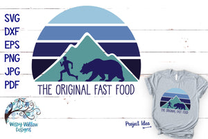 The Original Fast Food | Funny Camping SVG Wispy Willow Designs Company
